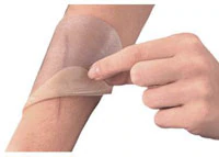 Silipos Gel-Care Mineral Oil Scar Treatment Dressing, Self-Adhesive, Sterile, 1-1/2" x 10", Tan, Latex-Free