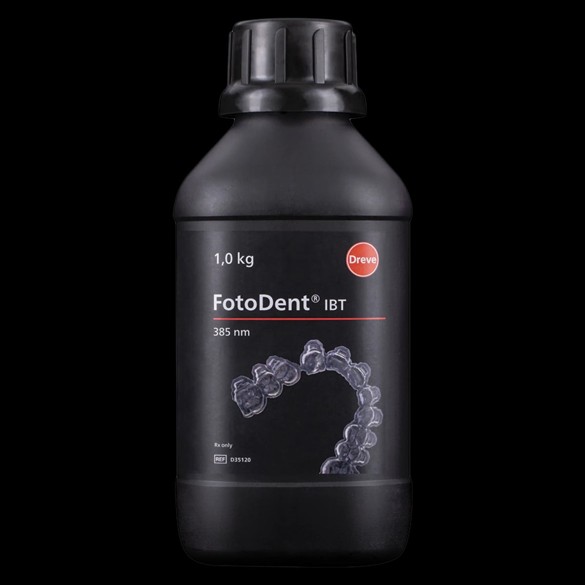 Dreve FotoDent® IBT Clear-Transparent 385nm Light-Curing Resin for Indirect Bonding Trays, 1.0 kg Bottle