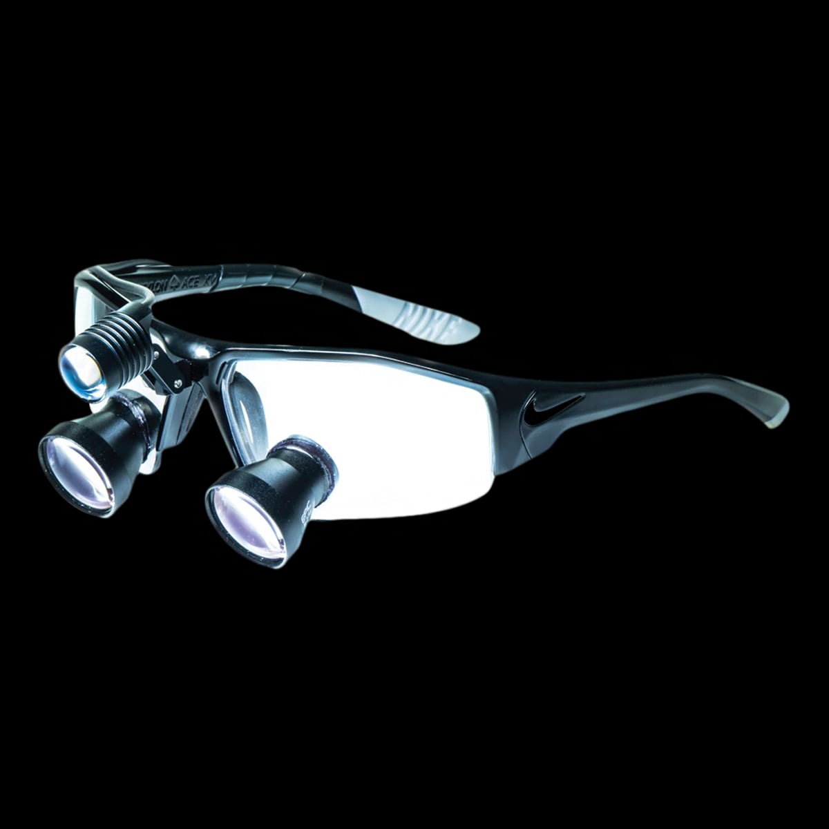 Epic Loupes with Nike Frames, Binocular, 2.5x Magnification, 01KT8PD57VSS2NFZX0JYKAV564