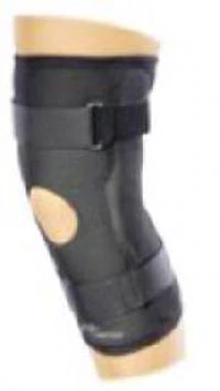 DJO Drytex Economy Sleeve Knee Brace, Adult Medium, Black, 18.5-21"