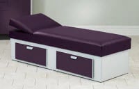 Clinton Industries Recovery Couch with 2" Foam and Non-Adjustable Headrest, Specify Color