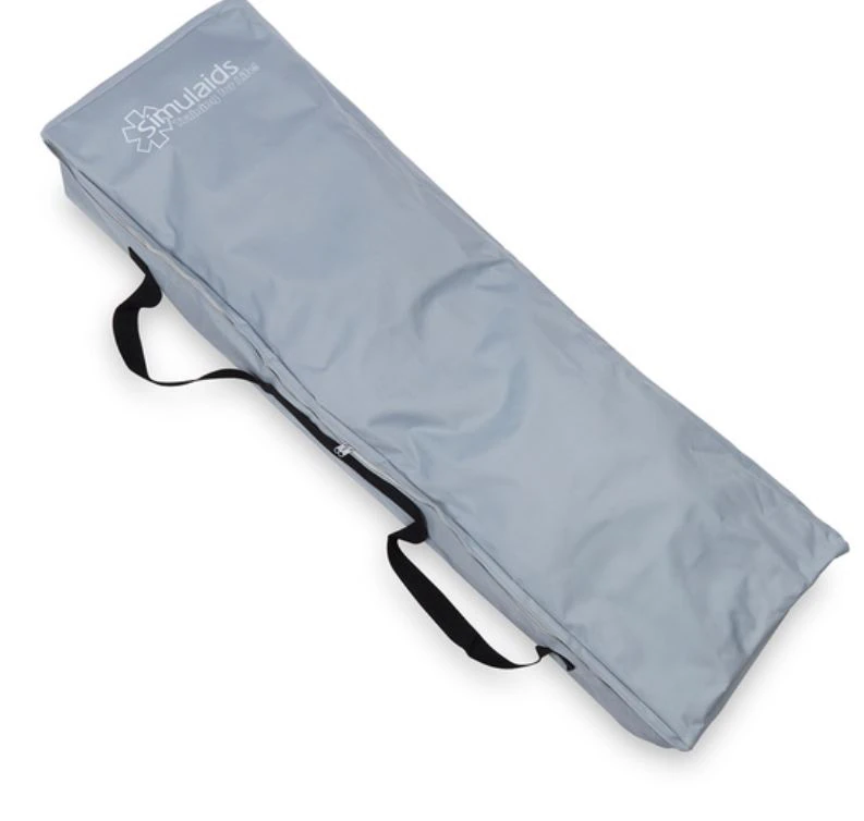 Nasco Healthcare Full Body Manikin Carry Case, Soft Shell, Blue, Adult, Each