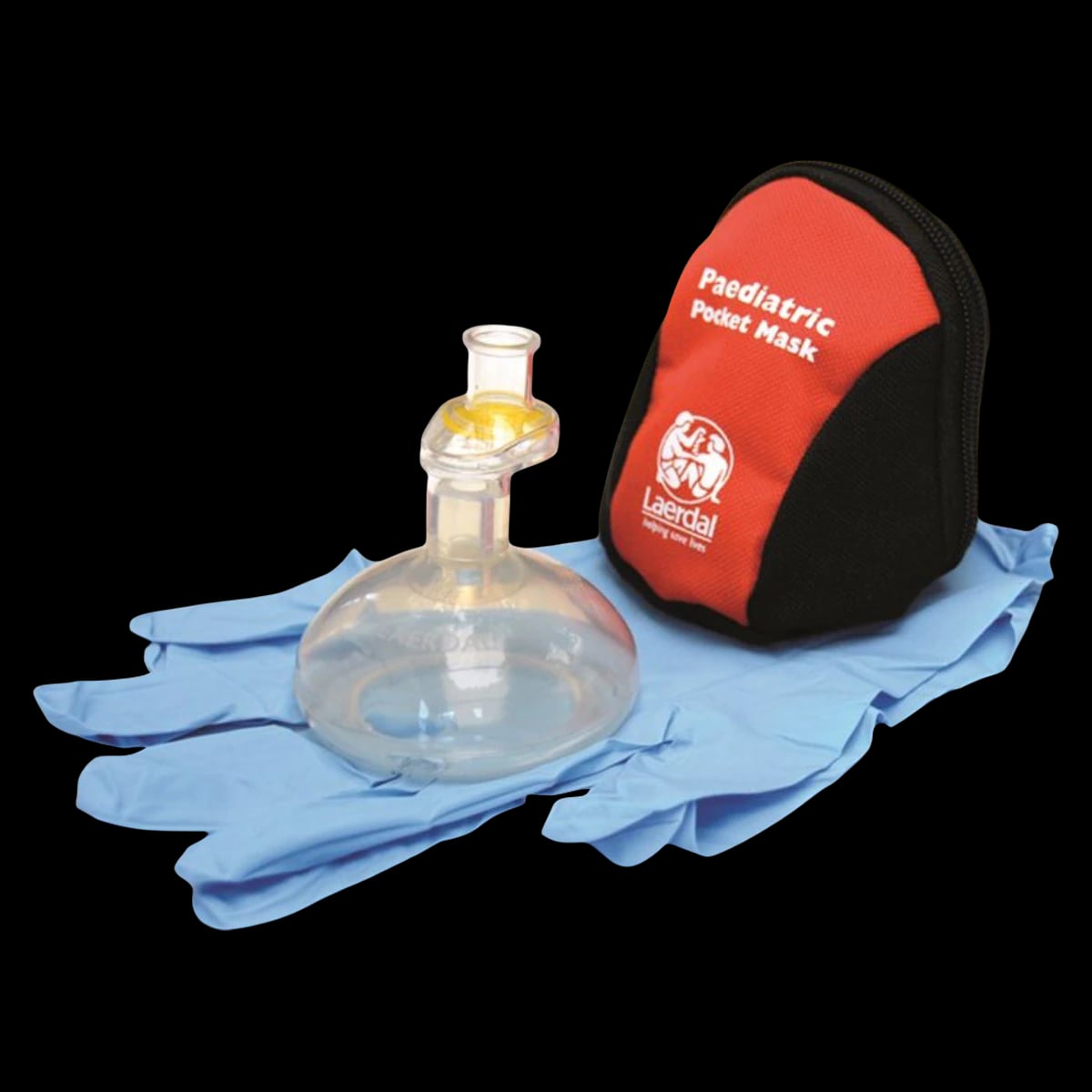 Laerdal Pedi Pocket Mask, Pediatric Disposable CPR Mask, 10/Box