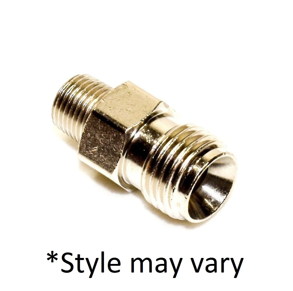 Precision Medical Oxygen Hose Connector, 1/8 NPT Male x DISS Male