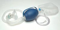 Adult Bag Valve Mask Resuscitator with Reservoir, No Pressure Relief, Size 5, Disposable, 6/Case