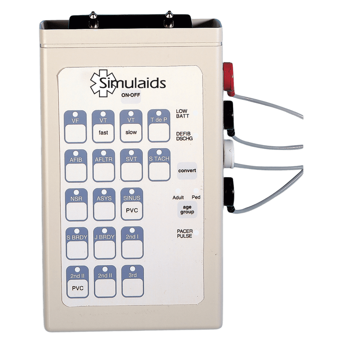Nasco Healthcare Interactive ECG Simulator Box with 4-Lead Training Simulator