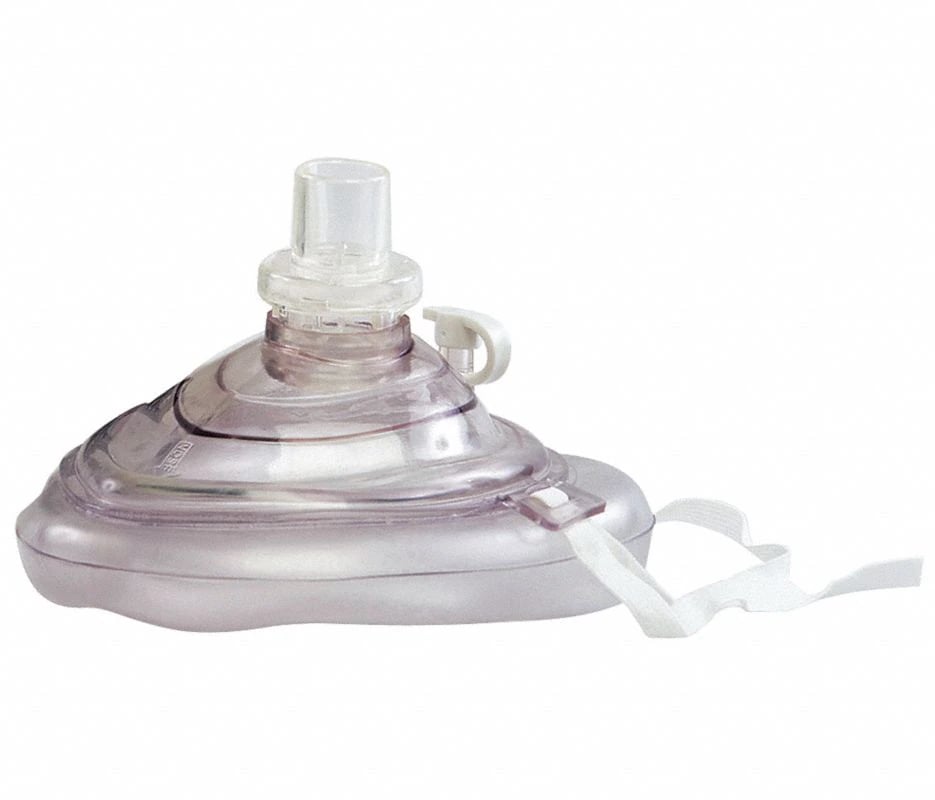 Medsource International Pocket Mask without O2 Inlet, Latex-Free, Each