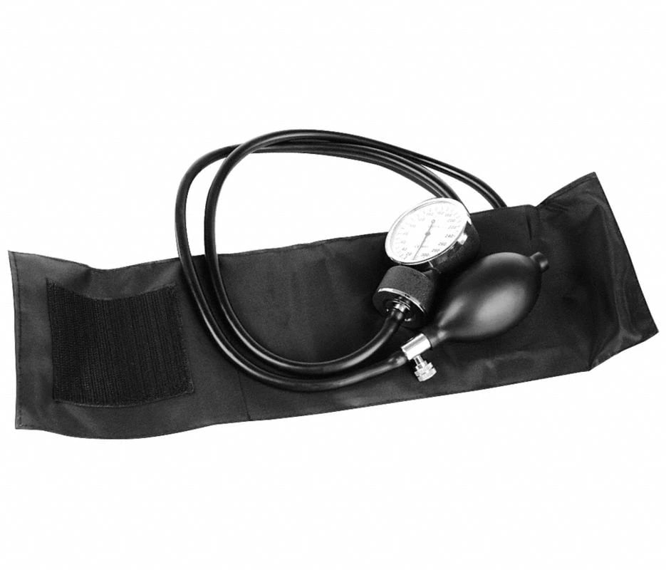 Medsource International Thigh Blood Pressure Sphygmomanometer, Black, Each