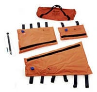 Ferno Vacu Splint AS120 Adult Extremity Immobilization Splint, Vinyl-Coated Nylon, Size Medium, Left/Right, 29.9 x 24.8 x 1.18 in