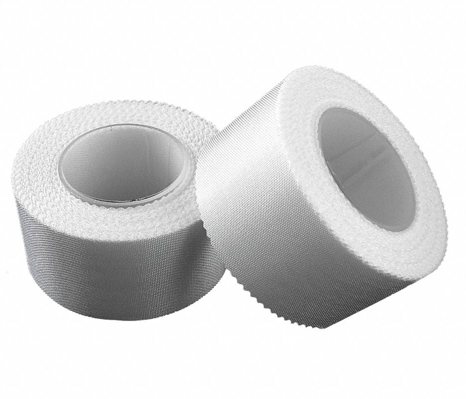 Medsource International Silk Cloth Medical Tape, White, 1" x 10 yd, Non-Sterile, 12/Box