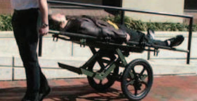 HDT Expeditionary Systems Wheeled Litter Carrier