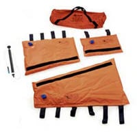 Ferno Washington Vac Splint Immobilization Splint, Extremity, Adult, Large, Vinyl-Coated Nylon, 44.09 x 27.56 x 1.18 in