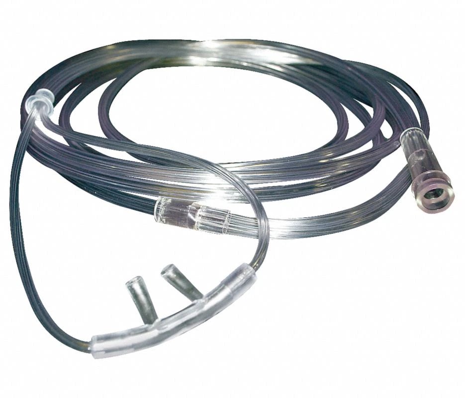 Medsource International DYLS Adult Nasal Cannula, Over-the-Ear, Regular Tip, 7 ft Star Lumen Tubing, Individually Wrapped, 50/Case