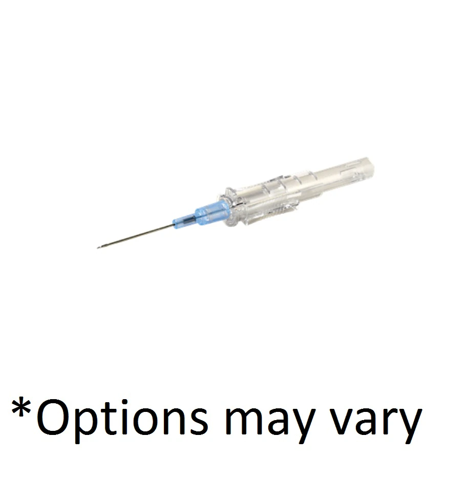 Jelco Protectiv-W IV Catheter, 16 Gauge, 1-1/4" Winged, Safety Straight, Gray, 200/Case