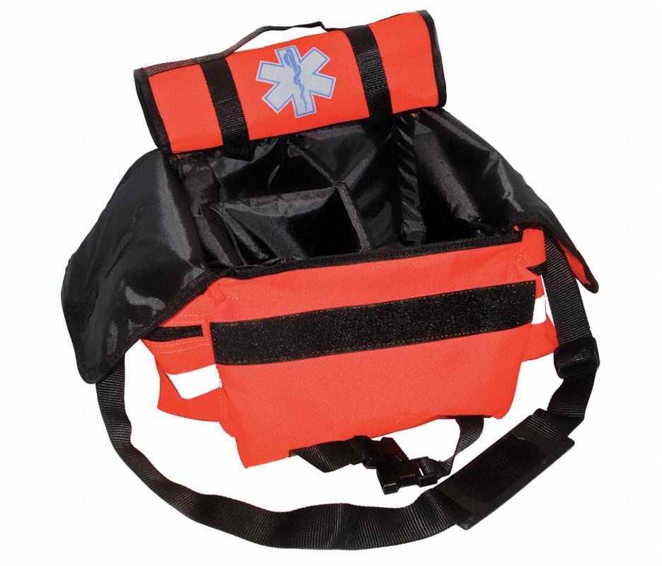 Medsource International Deluxe Cab Bag, Red, 9x7x13"