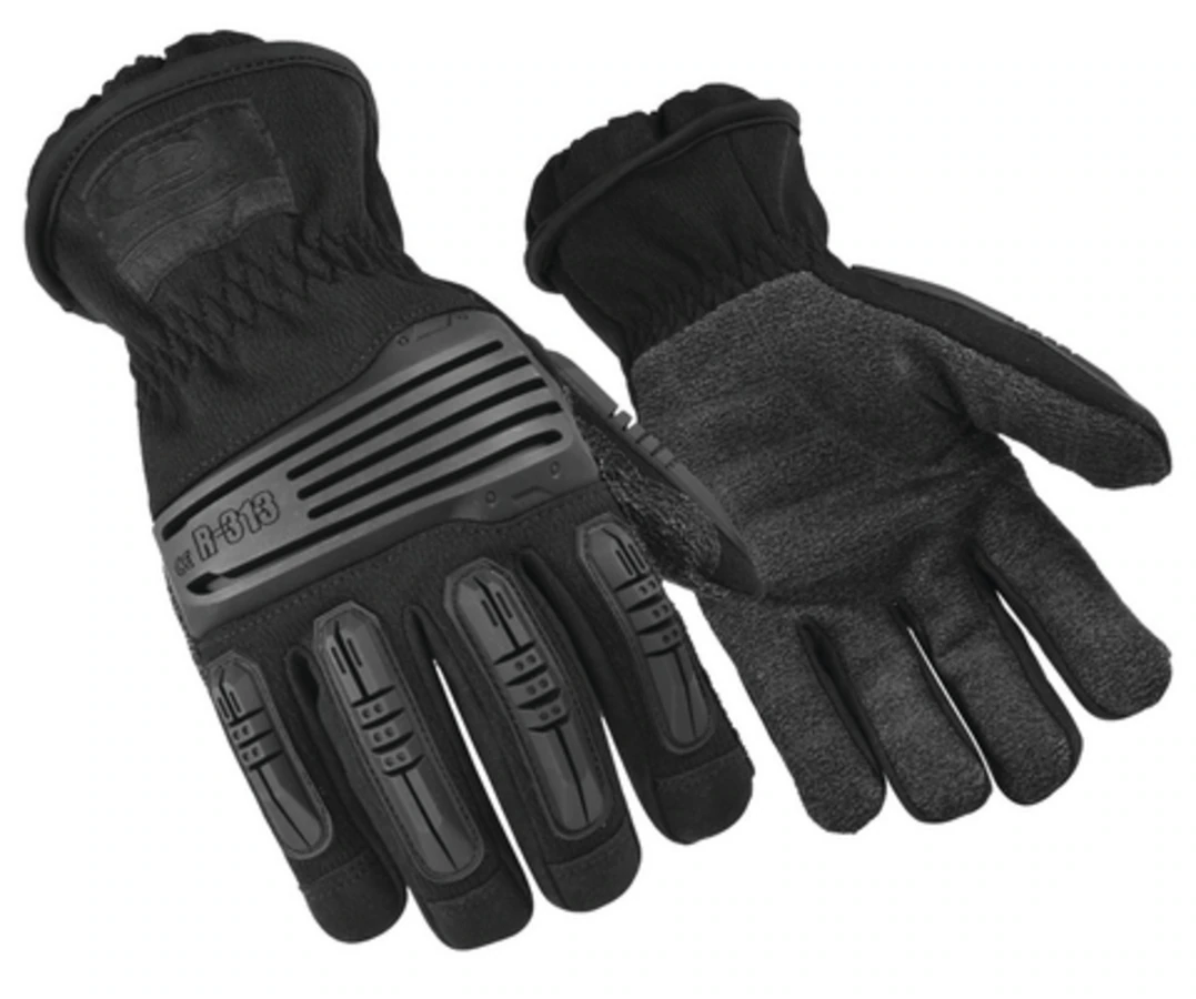 Ringers Kevlar/Flexible Thermoplastic Rubber Extrication Impact Gloves, XX-Large, Black, 1 Pair