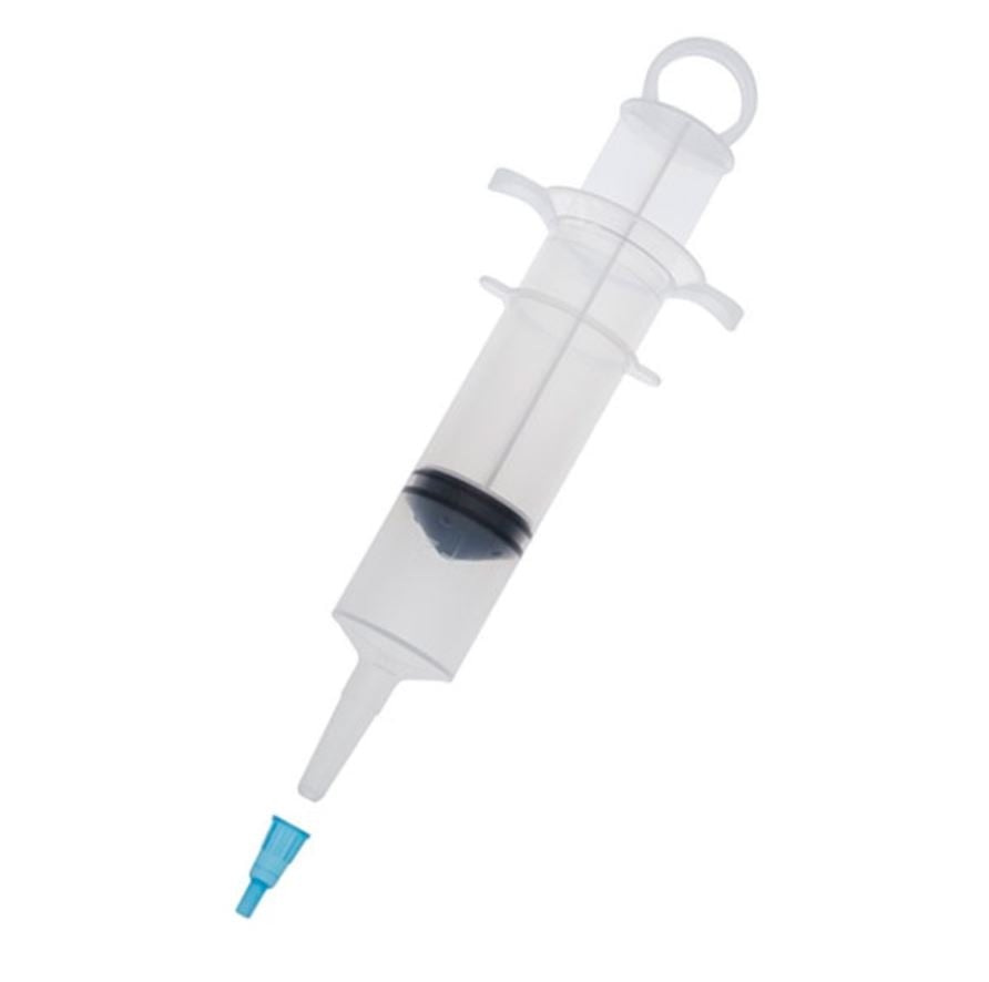 AMSure Enteral Feeding Syringe with Tip Adapter, Irrigation Piston