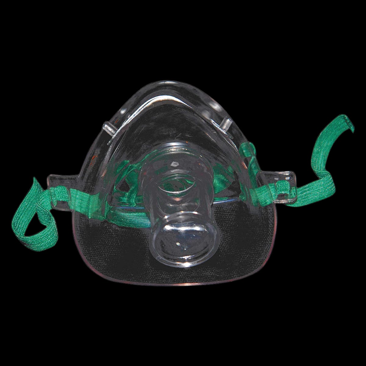 Medsource International Infant Non-Rebreather Aerosol Mask, Clear, Under Lip, with Elastic Strap and Adjustable Nose Piece, Each