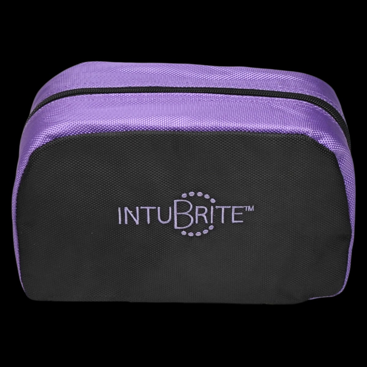SunMed Intubrite Storage Bag, Black/Purple, Zipper Closure
