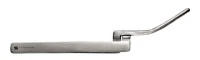 Articulating Paper Forceps, Curved, Serrated, Stainless Steel, 1/Pk, AR08-310