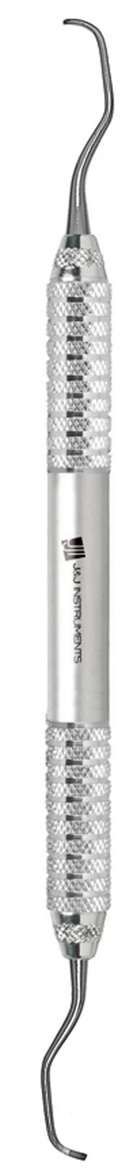 J&J Instruments Silk McCall Curette 17/18, Double End, 9.5mm Handle, 95-752
