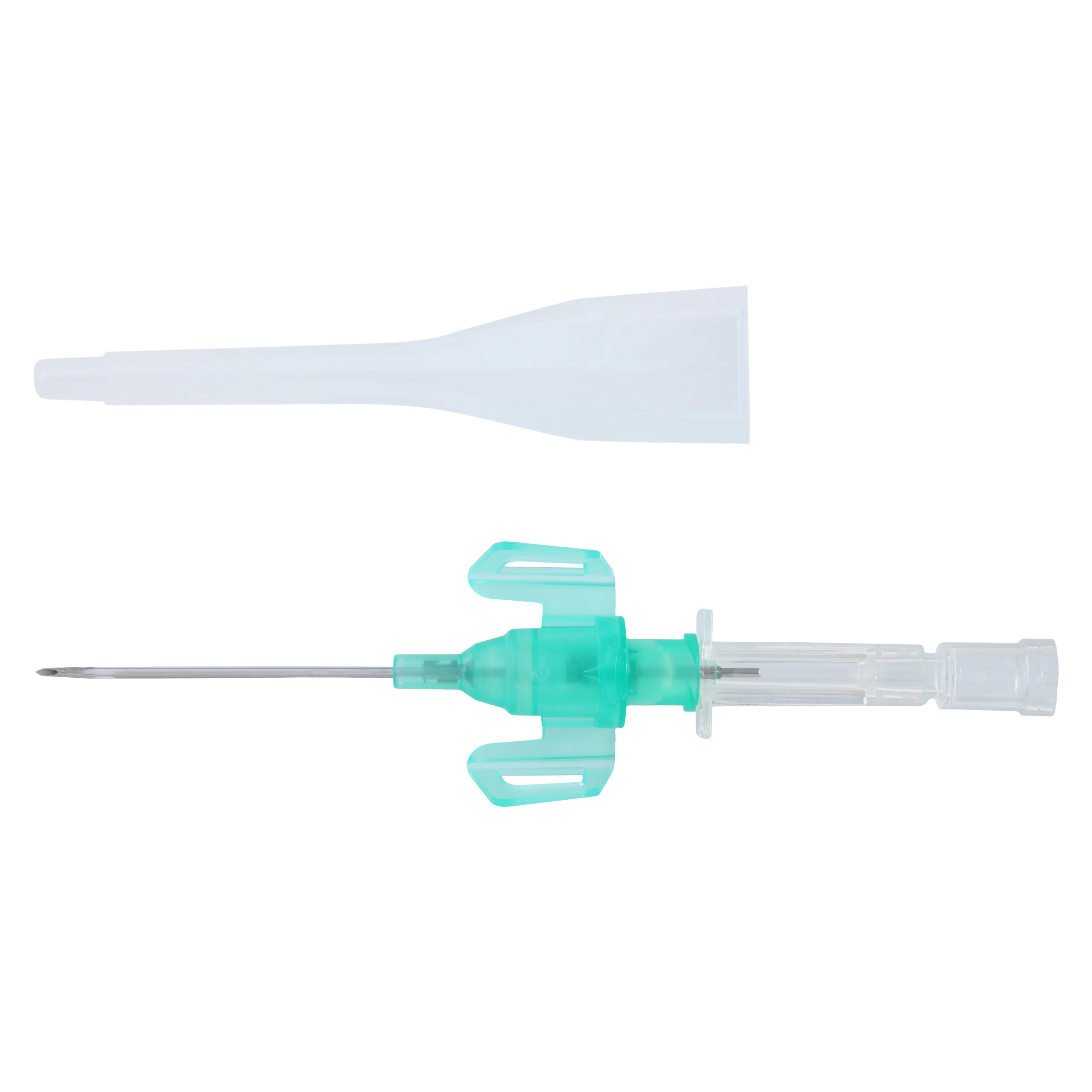 B. Braun Introcan Safety 3 IV Catheter, 18 Gauge, 1-1/4", Polyurethane, Closed End, Non-DEHP/Non-PVC, Sterile, Green, 50/Box