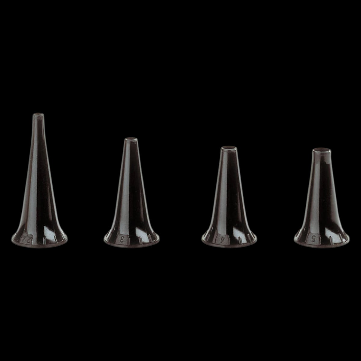 Heine Reusable Otoscope Specula Tips, 4/Package