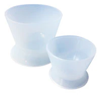 Sassy Silicone Medium Mixing Cup, Non-Stick Acrylic Mixing Cup with Suction Base, 1 Each