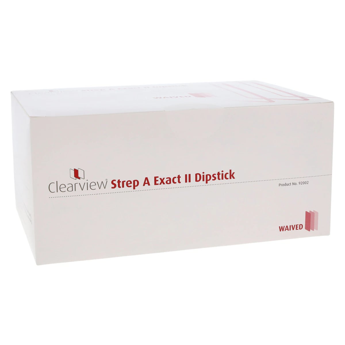 Clearview Strep A Exact II Dipstick Test, CLIA Waived, 30 Tests/Box