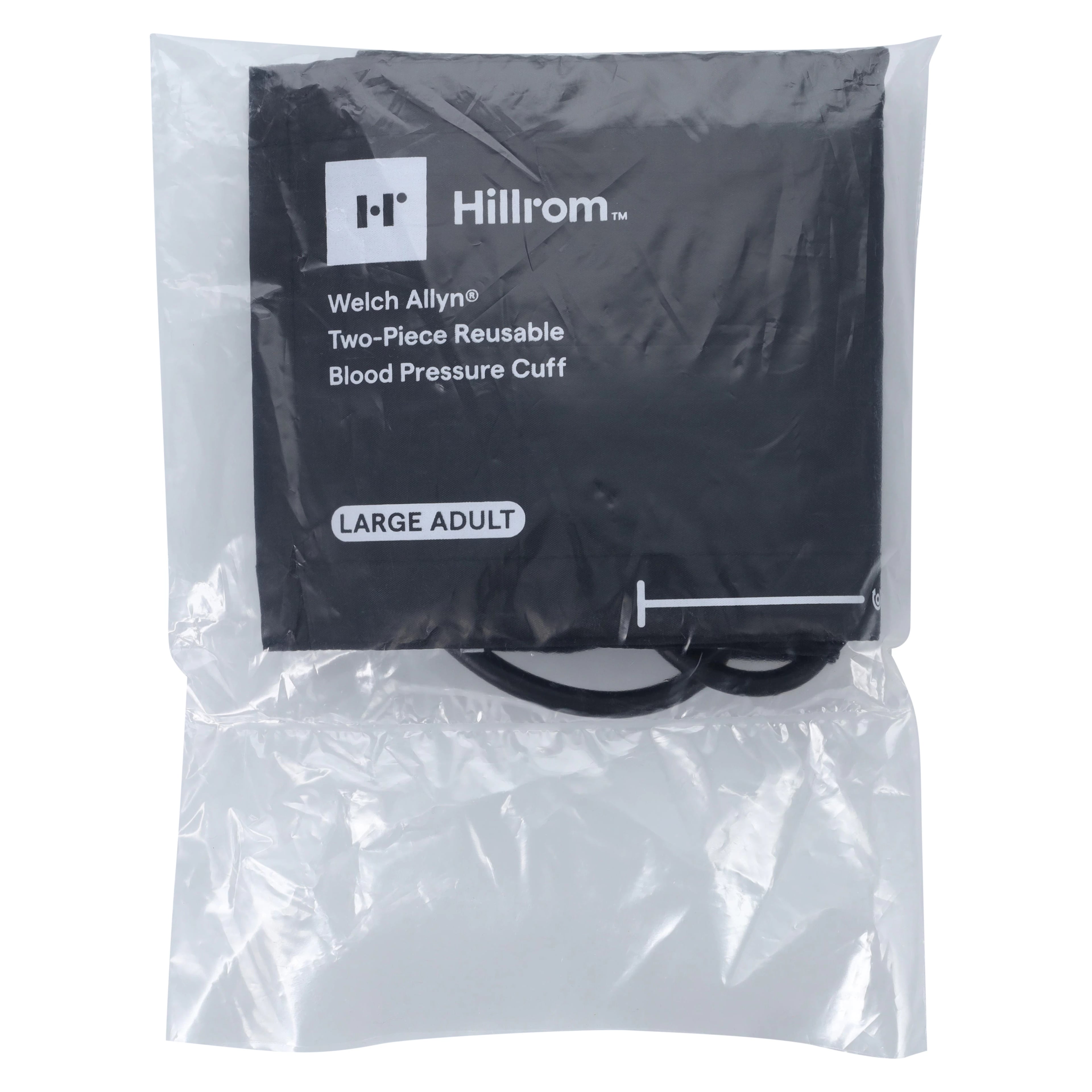 Welch Cuff & Bladder, Size 12, Black, Latex-Free, For Large/Wall Aneroid/Mercury Sphygmomanometer, Each