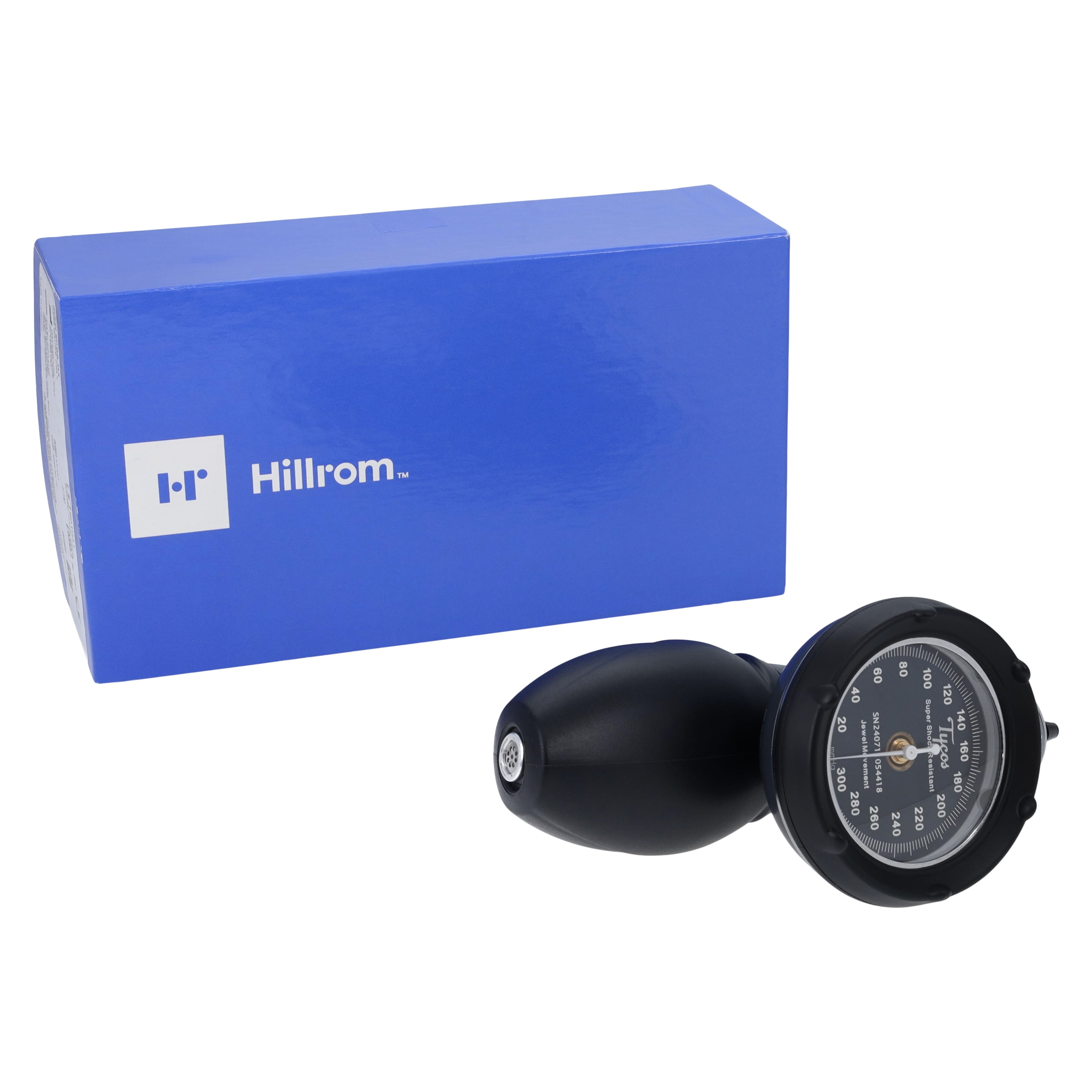 Tycos Classic Series Aneroid Sphygmomanometer Gauge & Bulb, Black, Latex-Free, Each