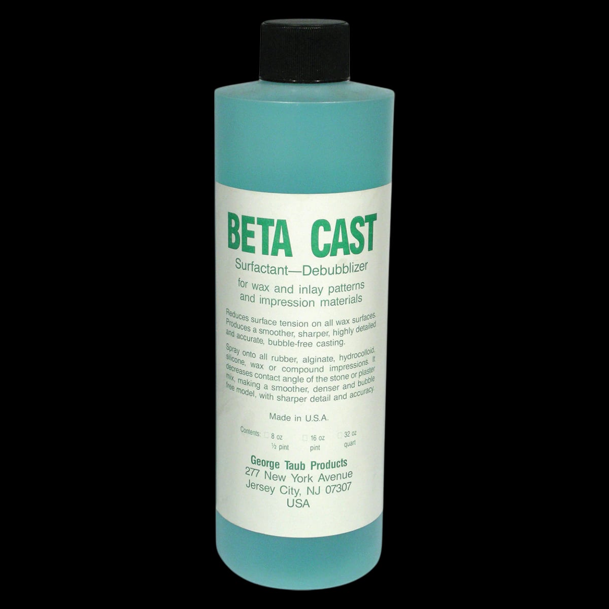 Taub Products Beta-Cast Debubblizer Investing Aid, 32 oz Bottle