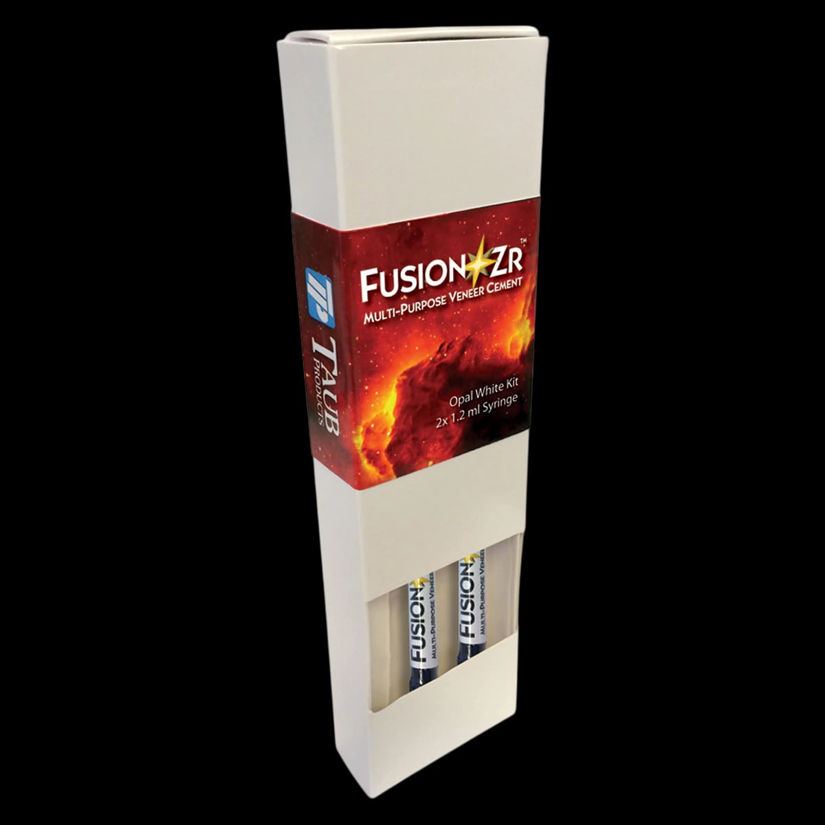 Fusion ZR Multi-Purpose Veneer Cement, Light Cure, Opal White, 1.2 ml Syringe, 2/Pk