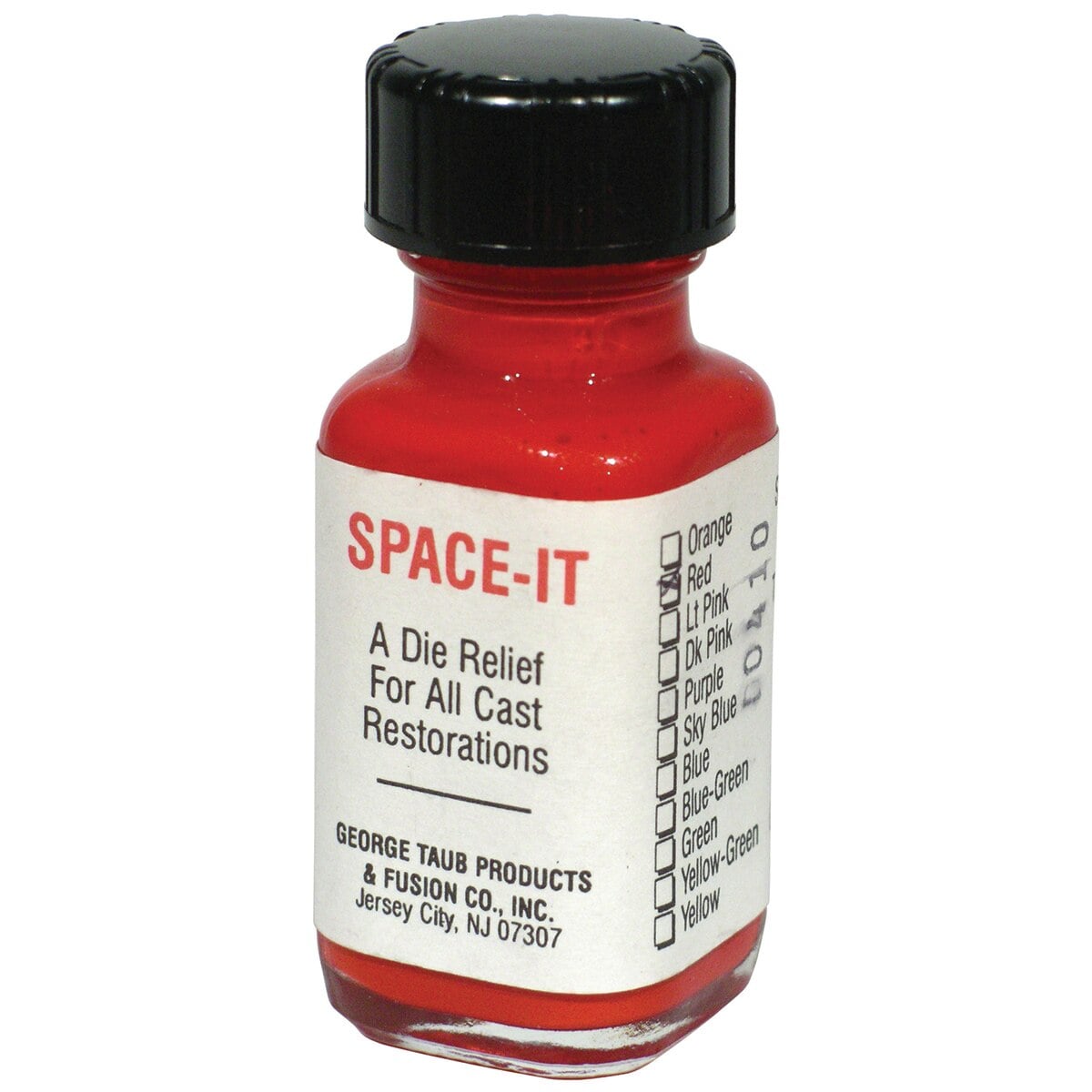 Space-It Die Spacer, Red, 0.5 oz/Bottle