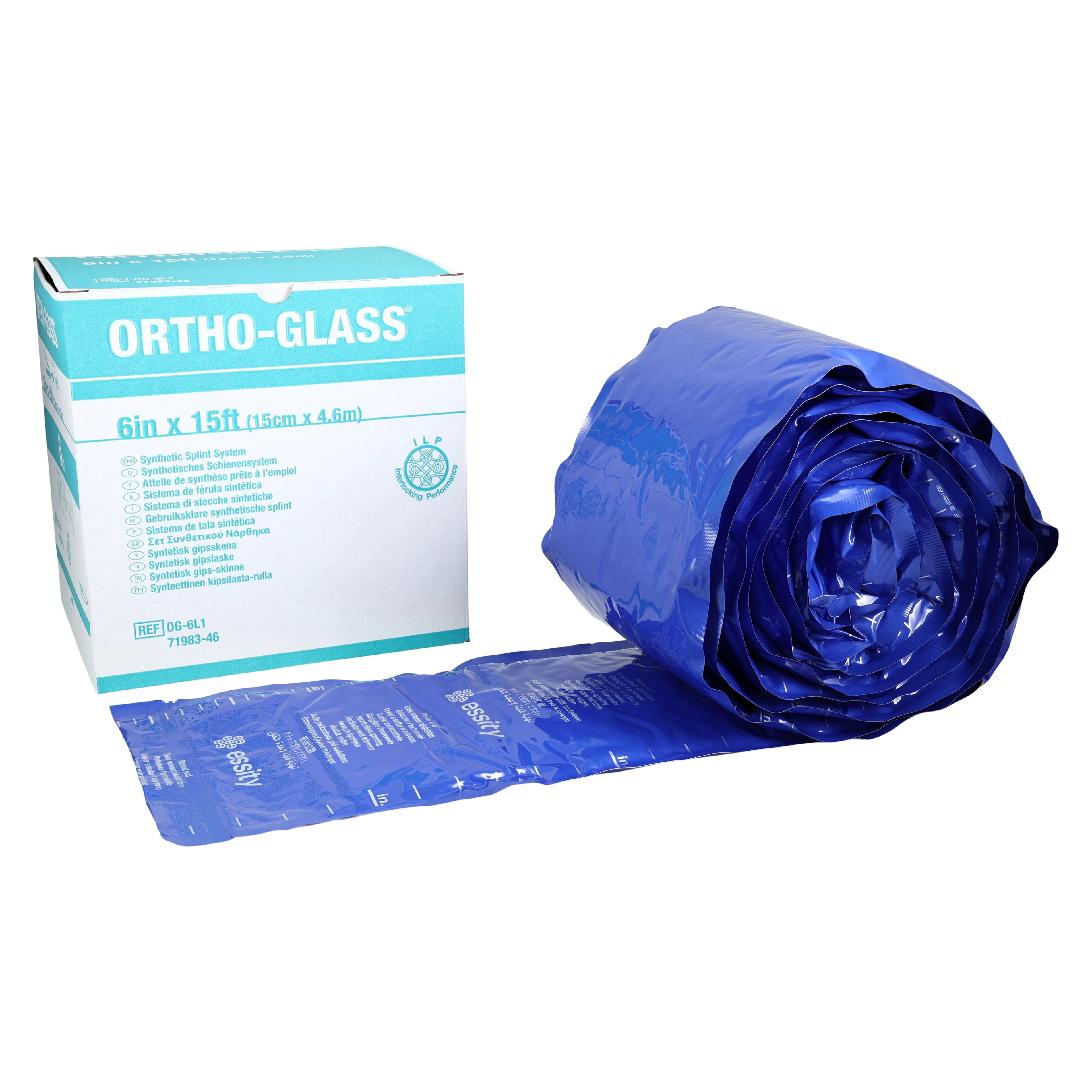 Ortho-Glass Casting Splint System, White, 6" x 15'