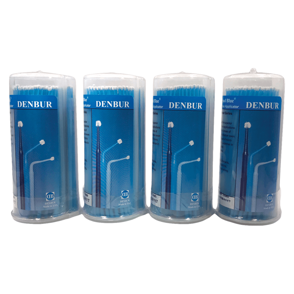 Multi-Brush Original Blue Micro Applicators, Small, 1mm, Easy-Shake, 600/Box