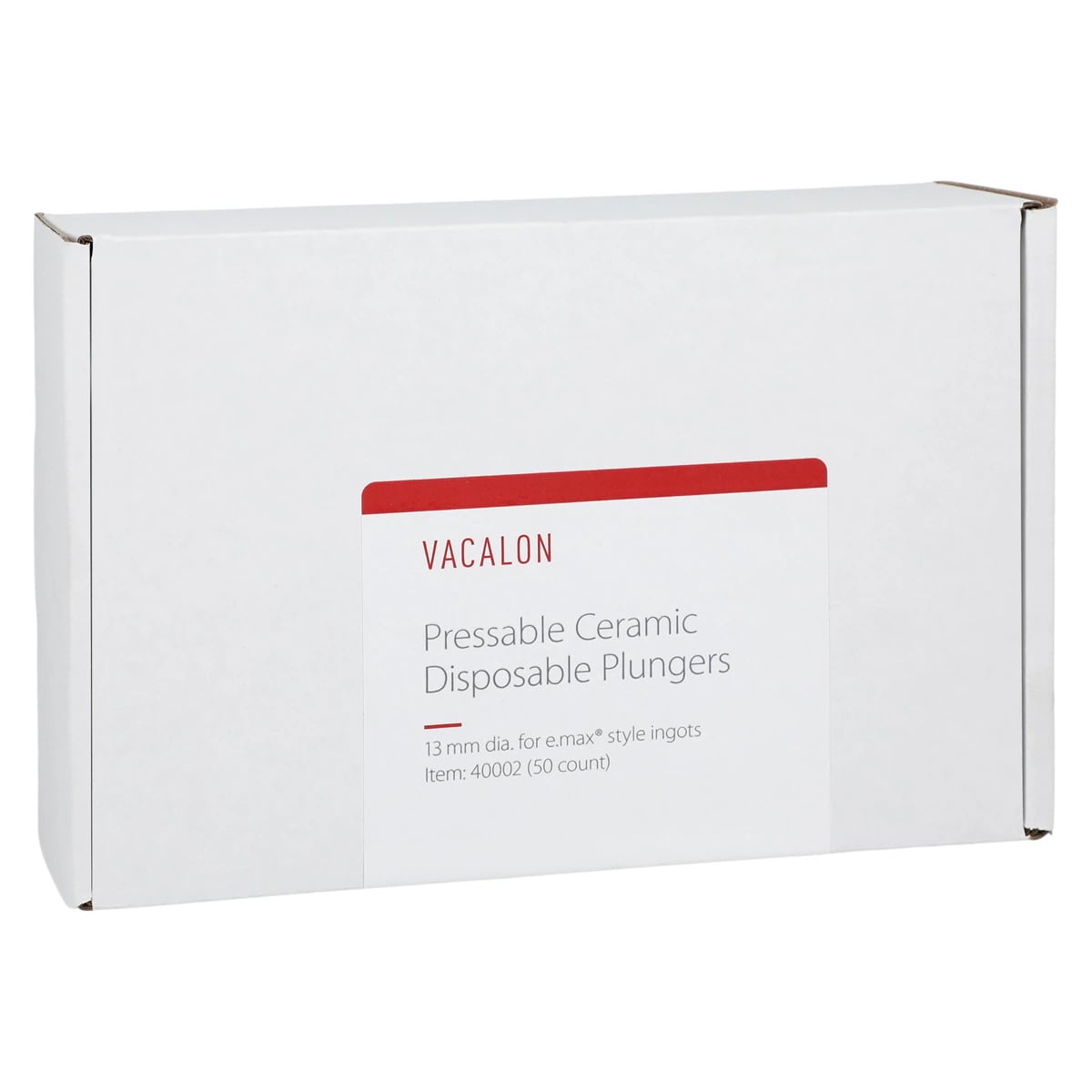 Vacalon Disposable Press Plungers, 13 mm Diameter, 50/Box