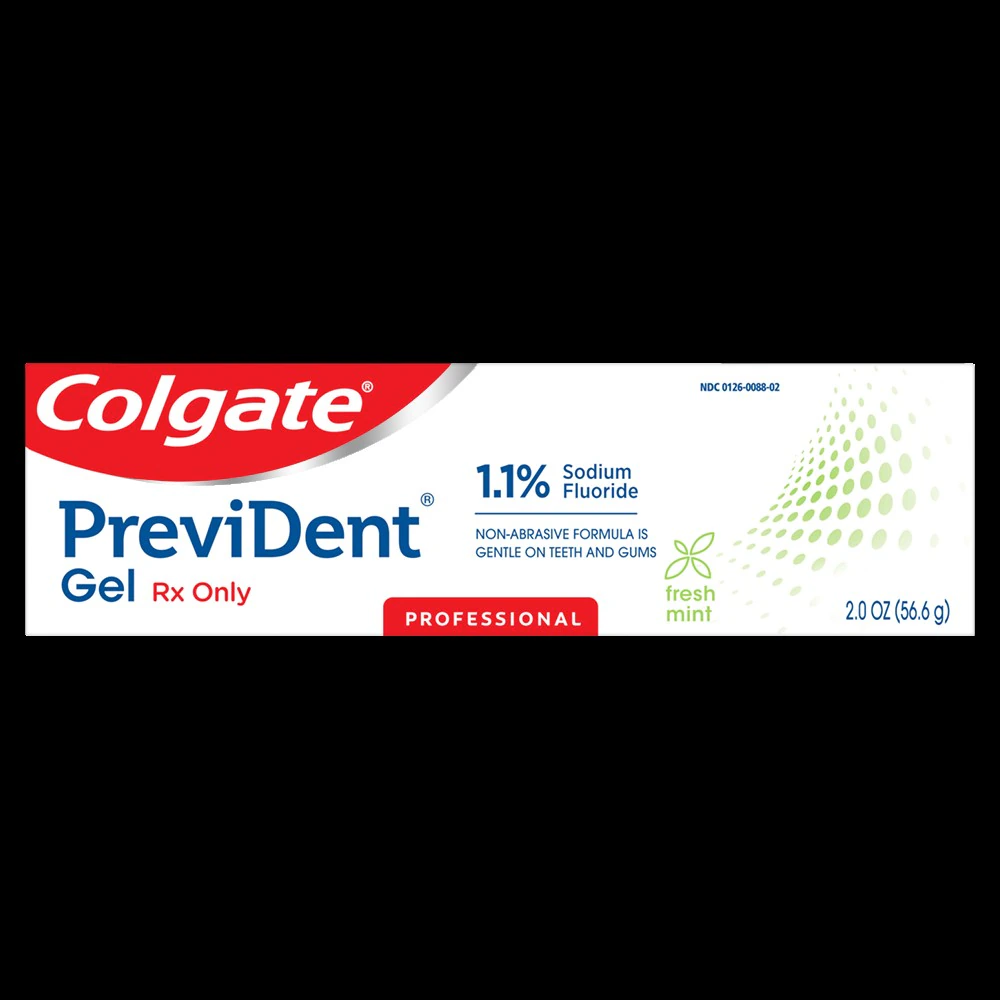 Colgate PreviDent Brush-On Gel, 1.1% NaF, 5000 ppm Fluoride, Fresh Mint, 2 oz/Tube, Rx Only