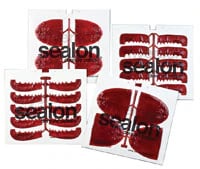 Myerson Sealon Plastic Anatomical Palatal Patterns, 10/Package (#P2)