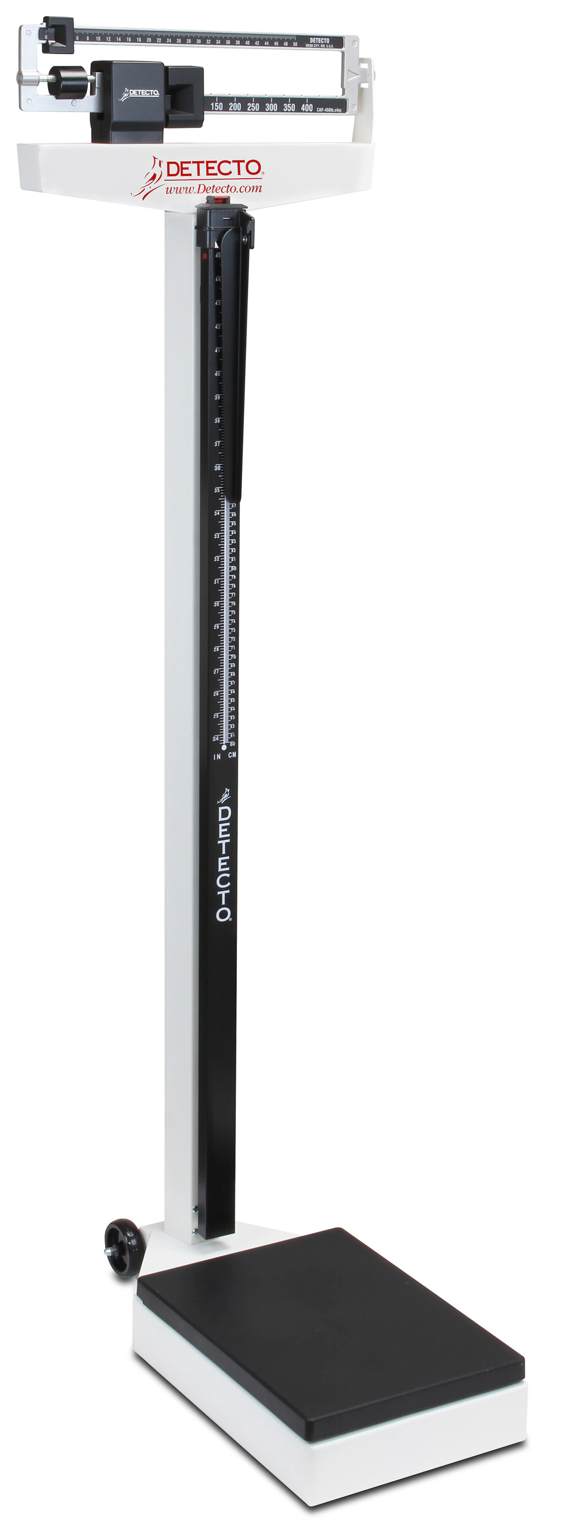 Detecto Physician Mechanical Beam Scale with Height Rod