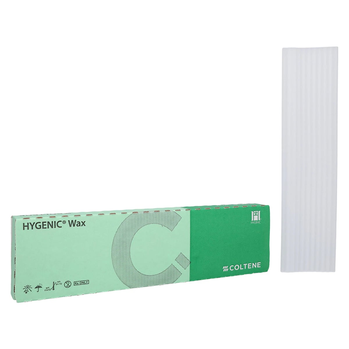 Coltene Hygenic Square Wax Ropes, White, 3/16" x 11", 44/Box, H00820