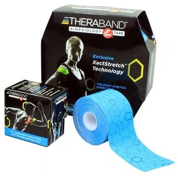 TheraBand K Tape, Kinesiology, 2" x 16.4', Blue/Blue