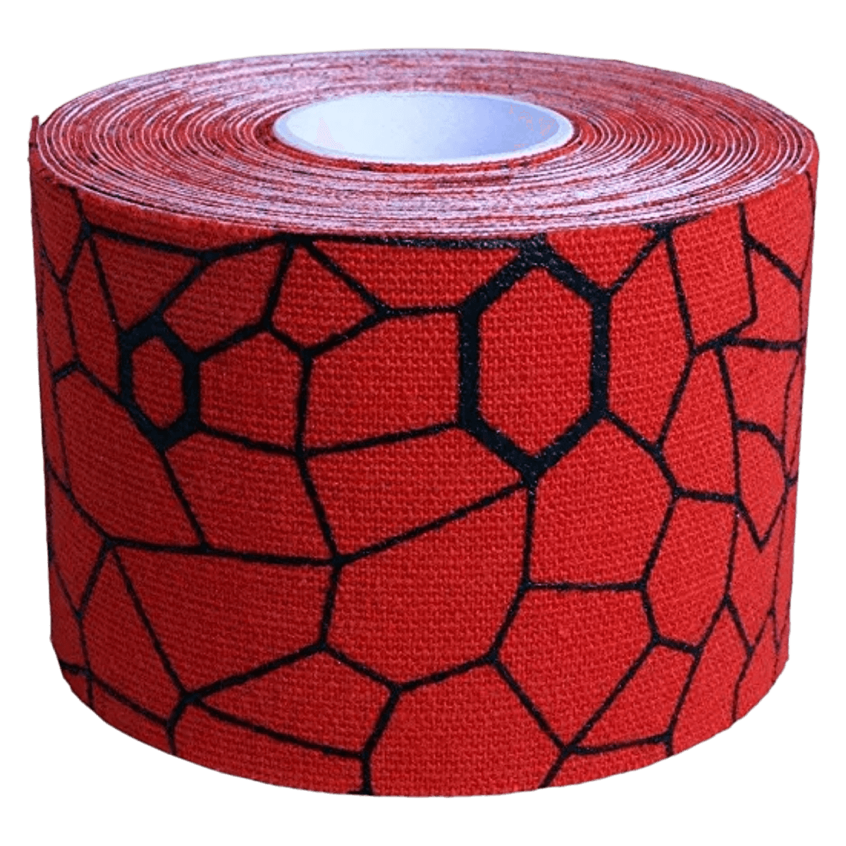 TheraBand K Tape Kinesiology Tape, Cotton, 2" x 16.4', Red/Black, Latex-Free