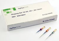 HyFlex EDM NiTi File Shaping Set, 25 mm, 10/.05, 25/.08, 25/.12, 3/Pk