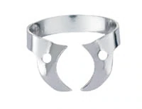 Hygenic Rubber Dam Clamp, #W14A, Wingless, Gloss Finish, for Large Partially Erupted Molars, 1/Pk, H02764