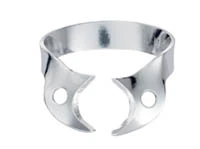 Hygenic Rubber Dam Clamp, #W8A, Wingless, Gloss Finish, Small, for Partially Erupted Molars, 1/Pk, H02766