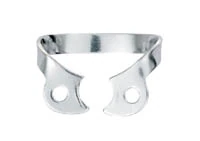 Hygenic Rubber Dam Clamp, #W2, Wingless, Gloss Finish, for Bicuspids, 1/Pk, H02768
