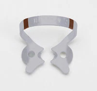 Hygenic Fiesta Color-Coded Rubber Dam Clamp, #2, Winged, Brown, 1/Pk, H09957