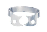 Hygenic Rubber Dam Clamp, #W2A, Wingless, Gloss Finish, for Premolars and Upper Incisors, 1/Pk, H02775