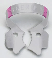 Hygenic Fiesta Color-Coded Rubber Dam Clamp, #13A, Winged, Serrated Jaw, Upper Right Molars, Purple, 1/Each, H09964